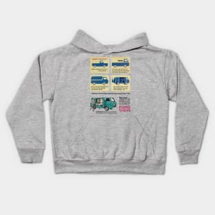 FORD ECONOLINE VAN - advert Kids Hoodie